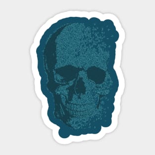 Melodic Skull Sticker